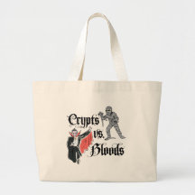 Crypts Vs. Bloods Canvas Bags