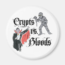 Crypts Vs. Bloods Fridge Magnets