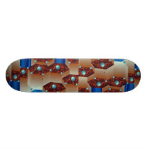 Crystal aggregate Orbit Skate Deck