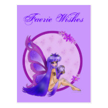 Crystal Ball Fairy Postcard