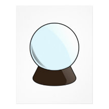 Crystal Ball Personalized Letterhead