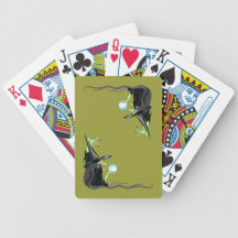 Crystal Ball Scrying Witch Witches Playing Cards