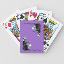 Crystal Ball Scrying Witch Witches Playing Cards