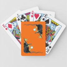 Crystal Ball Scrying Witch Witches Playing Cards