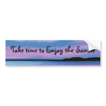 Crystal Blue Water Bumper Sticker