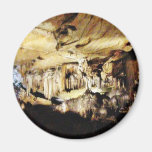 Crystal Caves In Dark Refrigerator Magnets