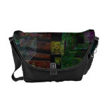 Crystal Collage Messenger Bag