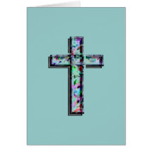 Crystal Cross Card