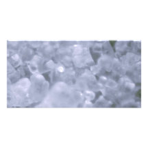 crystal custom photo card
