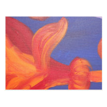 crystal flower post cards