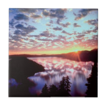 Crystal Lake National Park, Oregon Tiles