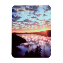 Crystal Lake National Park, Oregon Vinyl Magnets