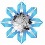 Crystal-like Snowflake  Christmas Ornament Acrylic Cut Out