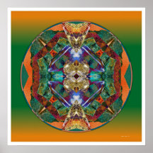 Crystal Mandala 5 Poster