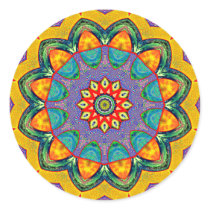 "Crystal Mandala Quilt"