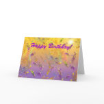 Crystal Rain Rainbow  Happy Birthday! Greeting Cards