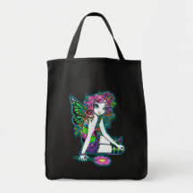 "Crystal" Rainbow Candy Fairy Canvas Bag