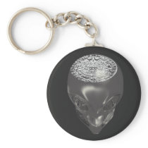 Crystal Skull Key Chain