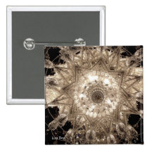 'Crystal' Square Button