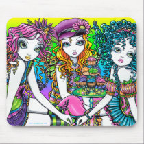 Crystal Sunny & Buttercup Rainbow Fairies Mousepad mousepads