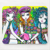 Crystal Sunny & Buttercup Rainbow Fairies Mousepad