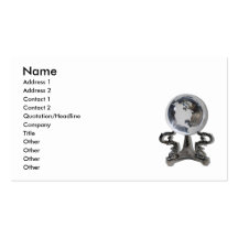 CrystalAmericasGlobe073110, Name, Address 1, Ad... Business Card Templates