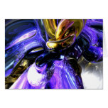 Crystalized Ecstasy Abstract Card