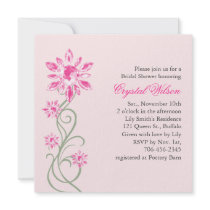 Crystal's Bridal Shower Invitation (pink)