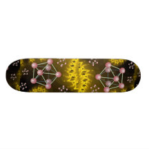 Crystals in sun's orbit photo skate deck