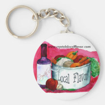 Crystal's  Local Flavour keychain