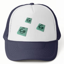 Cs Caesium Mesh Hat