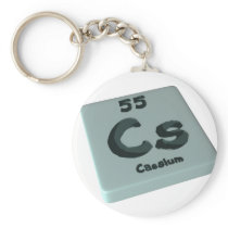 Cs Caesium Keychains