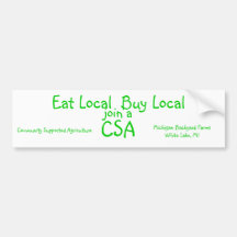 CSA Bumper Sticker