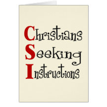 CSI Christian Acronymn Cards