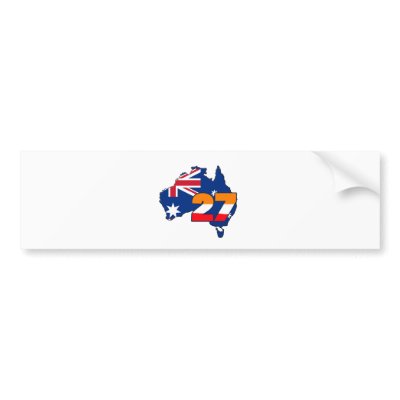 CSREP27austrailianew Bumper Sticker by amr_designs