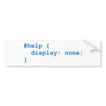 CSS no help Autoaufkleber