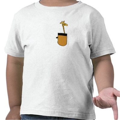 CT- Giraffe in a Pocket Shirt by naturesmiles