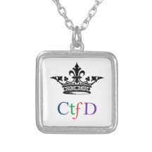 CTFD square necklace
