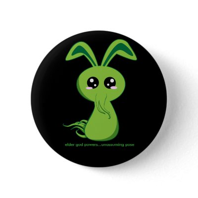 Cthulhu Bunny Pin by creampufart