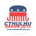 Cthulhu Dagon 2012 Round Stickers