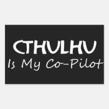 Cthulhu est mon co-pilote adhésif