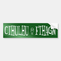 Cthulhu Fthagn Bumper Stickers