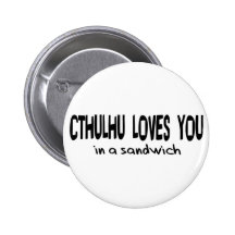 Cthulhu Loves You Pin