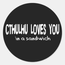 Cthulhu Loves You Sticker