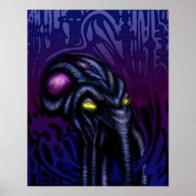 Cthulhu Poster by KevinMayle