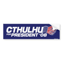 Cthulhu pour le Président adhésif pour pare-chocs autocollants pour voiture
