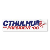 Cthulhu pour le Président adhésif pour pare-chocs autocollants pour voiture