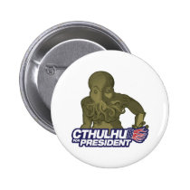Cthulhu pour le Président Button boutons publicitaires