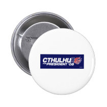 Cthulhu pour le Président Button boutons publicitaires