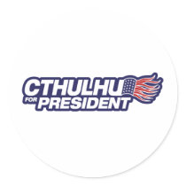 Cthulhu pour le Président Sticker autocollants